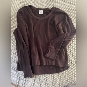 Aerie Waffle Knit Top